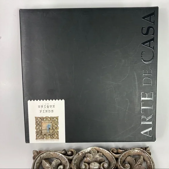 Unique Finds Arte de Casa 4-Inch x 4-Inch Karma Frame in Silver Wash - Picture 3 of 16